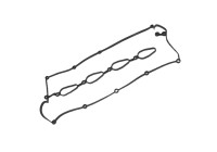Gasket, cylinder head cover ADG06759 Blue Print