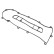Gasket, cylinder head cover ADM56721 Blue Print