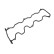 Gasket, cylinder head cover ADT36713 Blue Print
