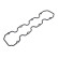 Gasket, cylinder head cover ADZ96707 Blue Print
