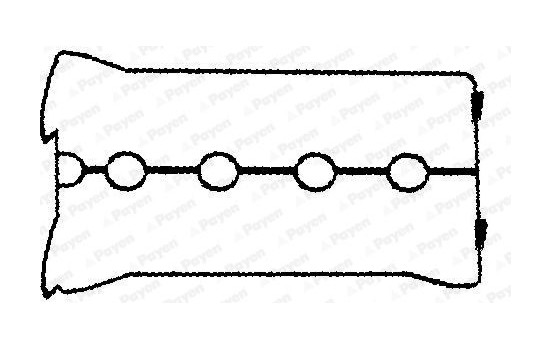 Gasket, cylinder head cover JM5303 Payen