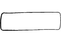 Gasket, cylinder head cover JN600 Payen