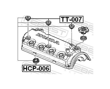 Seal Ring, spark plug shaft, Image 2