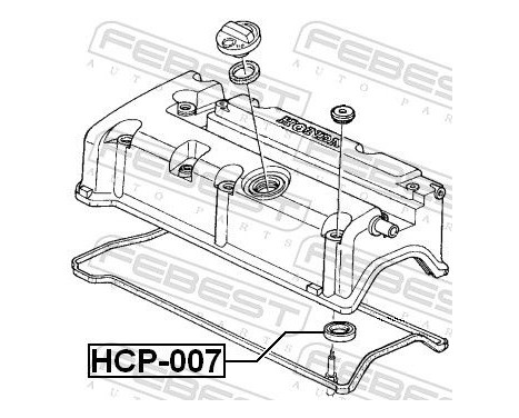 Seal Ring, spark plug shaft, Image 2