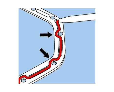 Gasket, housing cover (crankcase) Dirko HT, Image 2