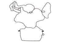 Gasket, housing cover (crankcase)