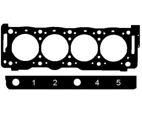 Gasket, cylinder head 147.021 Elring