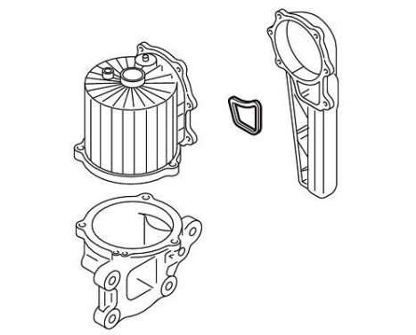 Gasket, engine crankcase breather 444.980 Elring