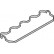 Gasket, cylinder head cover 509.001 Elring, Thumbnail 2