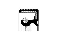 Oil seal, crankshaft