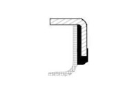 Oil seal, crankshaft
