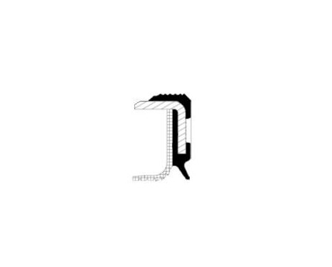 Seal, crankshaft, Image 2