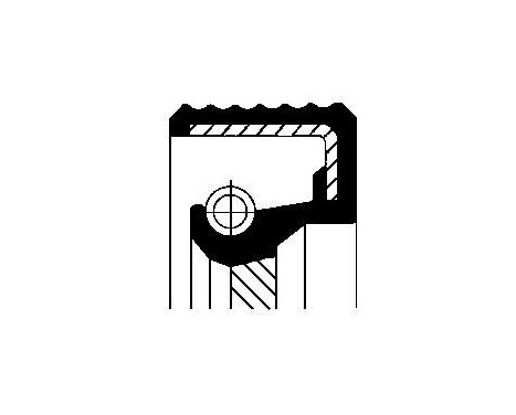 Shaft Seal, crankshaft, Image 3