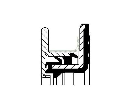 Shaft Seal, crankshaft, Image 4