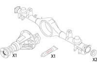Gasket set, differential