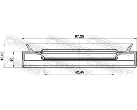 Shaft Seal, differential, Image 2