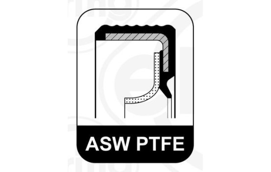 Oil seal, automatic transmission 520.290 Elring