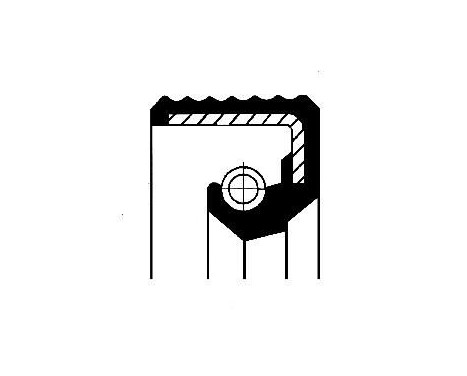 Seal, secondary gearbox, Image 4