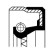 Sealing ring, drive shaft (oil pump)