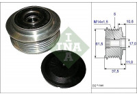 Alternator Freewheel Clutch 535 0107 10 Ina