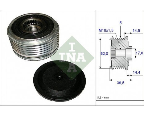 Alternator Freewheel Clutch 535 0129 10 Ina