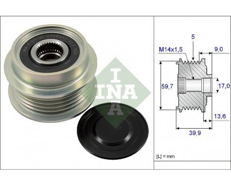 Alternator Freewheel Clutch 535 0199 10 Ina