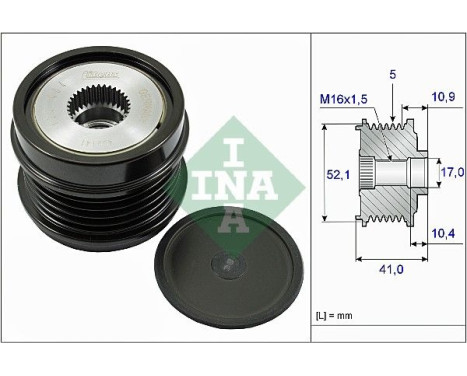 Alternator Freewheel Clutch 535 0272 10 Ina