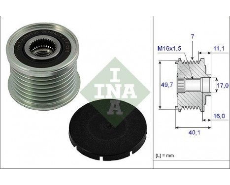 Alternator Freewheel Clutch 535002110 Ina