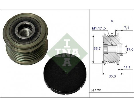 Alternator Freewheel Clutch 535003710 Ina