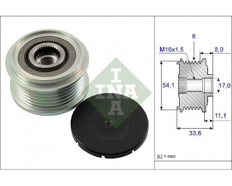 Alternator Freewheel Clutch 535005910 Ina