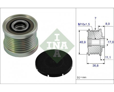 Alternator Freewheel Clutch 535008110 Ina
