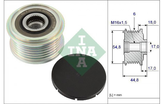 Alternator Freewheel Clutch 535011410 Ina