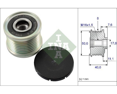 Alternator Freewheel Clutch 535011910 Ina