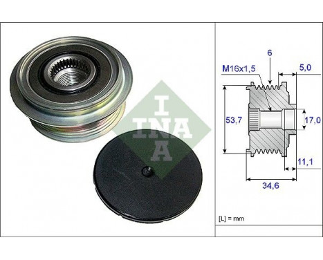 Alternator Freewheel Clutch 535012510 Ina