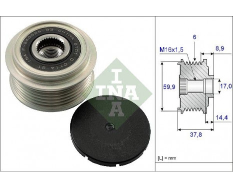 Alternator Freewheel Clutch 535013510 Ina