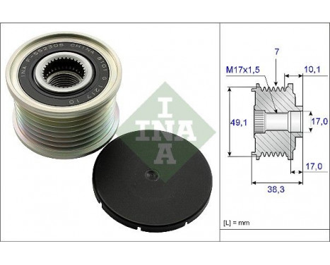 Alternator Freewheel Clutch 535015310 Ina
