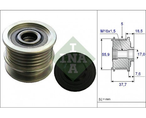 Alternator Freewheel Clutch 535016910 Ina