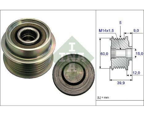 Alternator Freewheel Clutch 535018010 Ina