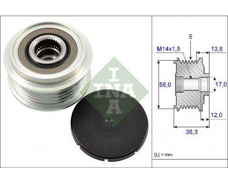 Alternator Freewheel Clutch 535018410 Ina