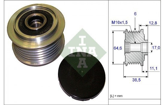 Alternator Freewheel Clutch 535020110 Ina