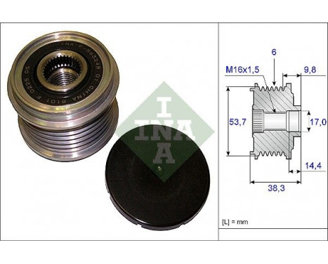 Alternator Freewheel Clutch 535020310 Ina