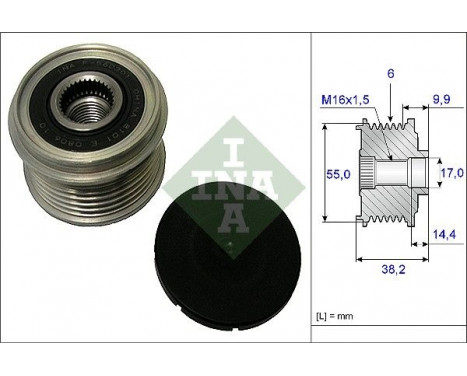 Alternator Freewheel Clutch 535021610 Ina
