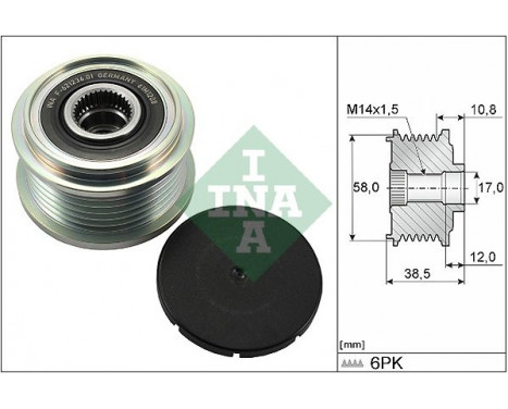 Alternator Freewheel Clutch 535030310 Ina