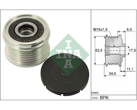 Alternator Freewheel Clutch 535031510 Ina
