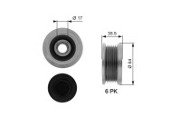 Alternator Freewheel Clutch DriveAlign® OAP7073 Gates