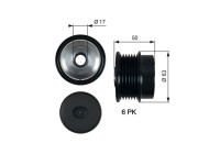 Alternator Freewheel Clutch DriveAlign® OAP7186 Gates