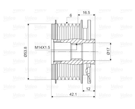 Alternator Freewheel Clutch NEW PART, Image 2