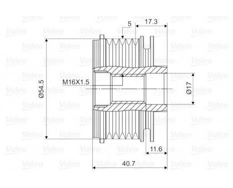 Alternator Freewheel Clutch NEW PART, Image 2