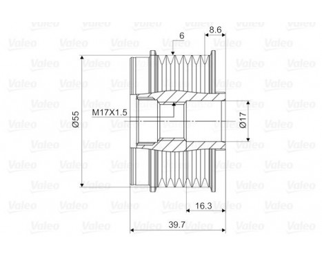 Alternator Freewheel Clutch NEW PART, Image 2