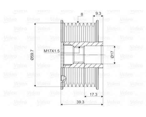 Alternator Freewheel Clutch NEW PART, Image 2